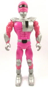 Figurine Atomic Ranger Warriors Rose Pink Lanard Toys 1991 Vintage - Imagen 1 de 2