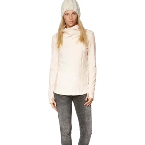 BENCH Fleece Thumbhole Jacket Sz L Asymmetric Funnel Neck Decathlon Athleta REI - Bild 1 von 22