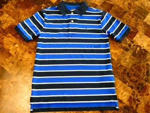 Ralph Lauren Polo Performance Boys Short Sleeve Collared Shirt Size 8 Blue - Picture 1 of 4