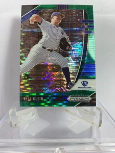 Will Klein 2020 Panini Prizm Baseball Draft Picks Rookie Green Pulsar Parallel - Picture 1 of 2