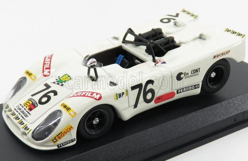 MODELLINO AUTO STATICO BEST MODEL PORSCHE 908/2 FLUNDER #76 LE MANS 1972 1/43 - Immagine 1 di 4