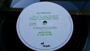 Vintage 12" Giant 1984~Ultravox~ One Small Day & Easterly~ #X13145~VVG - Picture 1 of 4