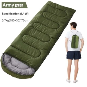 Thick Adult Cold Weather Warm Sleeping Bag For Big & Tall Waterproof Winter Bag - Picture 1 of 8