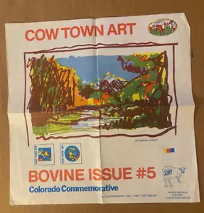 Cow Town Art art print — Patrick Beilman - Bovine Issue #5 Mt Abrams - mailart - Picture 1 of 6