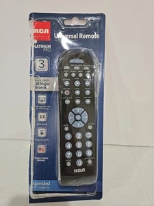 RCA UNIVERSAL REMOTE PLATINUM PRO RCR 3273E REMOTE CONTROL 3 DEVICE RCR3273E - Picture 1 of 2