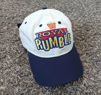 Boné ajustável WWE New Era Royal Rumble chapéu Strapback logotipo vintage inspirado nos anos 90 - Imagem 1 de 4