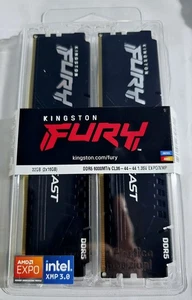 Kingston FURY Beast 32GB (2x16GB) DDR5 6000 CL36 AMD EXPO KF560C36BBE2K2-32 - Afbeelding 1 van 4