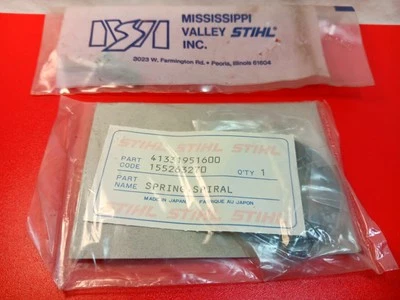 Y14c NEW OEM STIHL String Trimmer Edger Starter Recoil Spring FS72 FS74 FS76  - Image 1 of 2