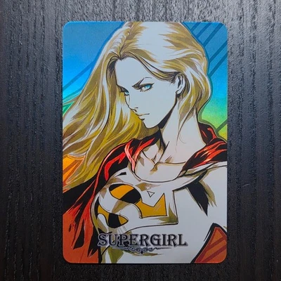 CARDDASS MASTERS DC Comics Heroic Anime Cel-Art SUPER GIRL Holo TCG Card E37 - Image 1 of 4