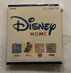 Brother Disney Classics Home Embroidery Card SA301D Bambi Dumbo Tramp 101 - Picture 1 of 17