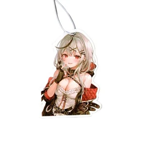 Car Air Freshener Kawaii Sexy Girl Blonde Anime Waifu Pin-Up Decal Free Shipping - Picture 1 of 1