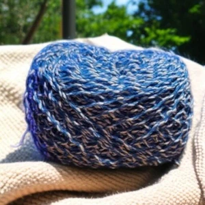 Algodón de picnic púrpura Soho en azul cobalto nuevo con etiquetas - Imagen 1 de 3