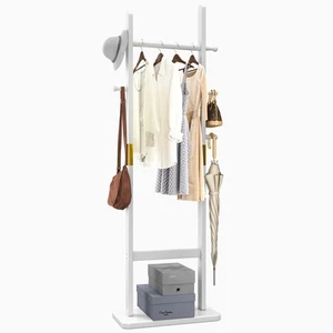 Clothing Rack for Hanging Clothes, White Freestanding Clothes Rack Heavy Duty... - Picture 1 of 7