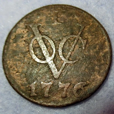 1776 Magic Keydate! Date of Independence! Colonial New York Penny Gelderland Cer - Image 1 of 4
