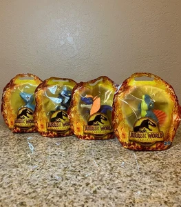 Set 4 action figure Imaginext Jurassic World Mini dinosauri 3" nuove - Foto 1 di 6