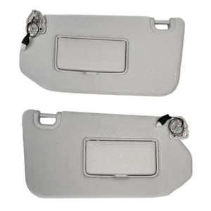 Pair Driver & Passenger Gray Sun Visor W/Lamp for INFINITI JX35 QX60 Pathfinder - Picture 1 of 10