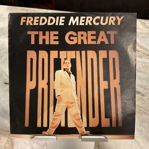 FREDDIE MERCURY 7" THE GREAT PRETENDER 1992 German Press NM/EX QUEEN - Picture 1 of 3