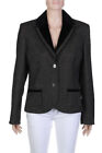 TUZZI Velvet Blazer D 38 Black Brown Blazer Lightweight Jacket