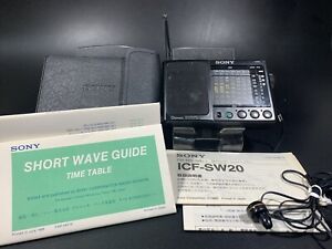 JUNK Sony ICF-SW20 9-band shortwave pocketradiooperation product Japan