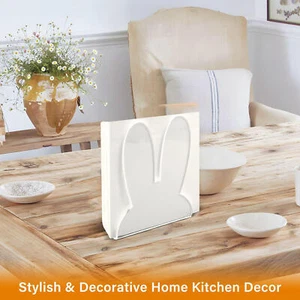 Easter Napkin Holder,Kitchen Dinner Restaurant Bar Decor for Cafes,Offices,Party - Picture 1 of 5