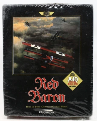 Red Baron Dynamix PC Big Box Sierra DOS CD 1994 & Sealed A-10 Tank Killer   - Image 1 of 4