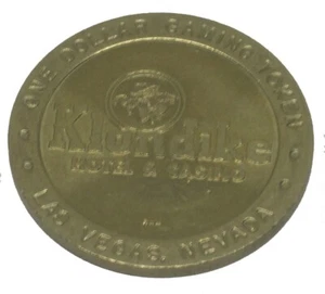 CASINO $1 TOKEN - 2001 Klondike Hotel Las Vegas Nevada FREE SHIPPING - Picture 1 of 2