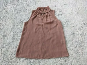 Toxik3 Size SMALL Women's Sleeveless Mock Neck Tunic Pink Blouse Polyester Top - Picture 1 of 7