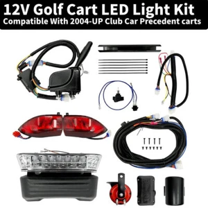 Deluxe Precedent Upgrade Light Kit 12V Street Legal for Club Car Precedent 2004+ - Picture 1 of 12