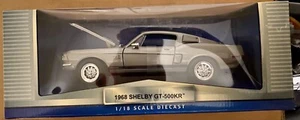 1968 Shelby GT-500KR 1:18 Die-Cast Metal Collectors Edition Neu in OVP silber - Bild 1 von 2