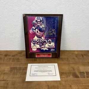 Terrell Davis Plaque w/ Autographed Signed 8x10 Photo W/ COA - Picture 1 of 11