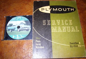 1955 Plymouth Service Manual Belvedere Savoy Plaza Power Flow 6 Hy-Fire V8 - Bild 1 von 4