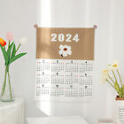 Koreański kalendarz 2024 Wisząca tkanina Dziewczęcy pokój Dekoracyjny gobelin ścienny