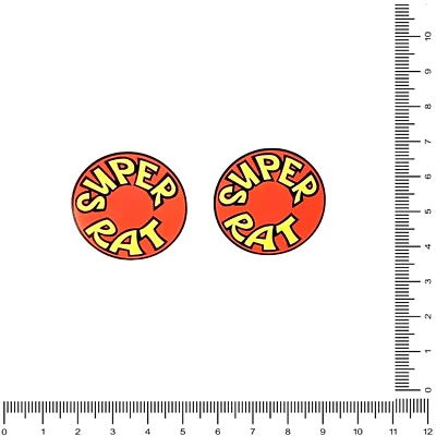 (2) Pegatina Hodaka Super Rat Combat Road 125 250 360 400 500 VMX AHRMA (082 Foto 1 de 2