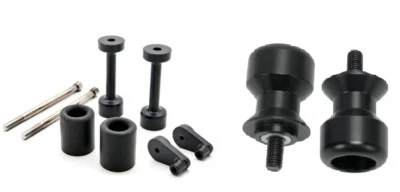 Kit de carrete brazo oscilante deslizante de cuadro Kawasaki 2008 2009 2010 2011 2012 Ninja 250R Bk Foto 1 de 4