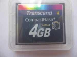 Transcend 4GB CF Card 300x Compact Flash memory card - Picture 1 of 2