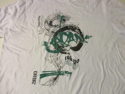 BOOHOO MAN 东京 日本龙 限量版 281193 格拉菲蒂 T 恤 LG/XL 罕见 — 第 1/4 张图片