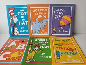 Dr Seuss Books Bundle A4 Size Paperback x 6 Books Collection Good Condition - Bild 1 von 5