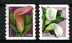 CANADA USED - SCOTT # 3320/21 - COIL - CALLA - 2022 - Picture 1 of 1