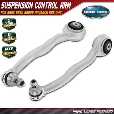2x Braço de controle dianteiro inferior para Mercedes-Benz S550 S550e Maybach S63 AMG - Imagem 1 de 4
