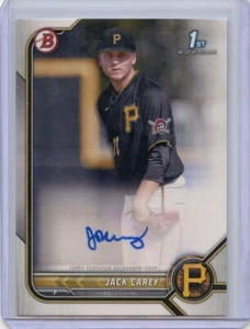 2022 Bowman Prospect Autographs #PPAJC Jack Carey Auto - Picture 1 of 1