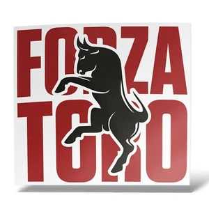 Sticker FORZA TORO TORINO Adhesivo De Pared Decal Laptop Murale Vinilo Bandera - Imagen 1 de 7
