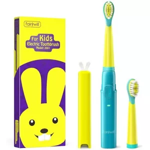 Spazzolino elettrico ricaricabile per bambini Fairywill Sonic 3 modalità con testina di ricambio 3+ - Foto 1 di 10