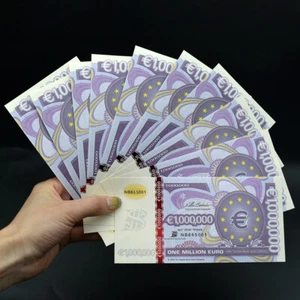 10pcs One Million Euro Notes Paper Money Shake Hands Banknotes with Watermark - Bild 1 von 6