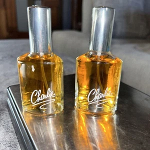 2 Bottles Charlie Revlon original 90s Concentrated Cologne Spray 1.3 oz - Picture 1 of 3