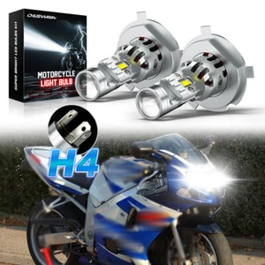 2PCS H4 LED Headlight Bulbs Lights for Suzuki GSXR 600 750 1997-2002 2003 White - Picture 1 of 14