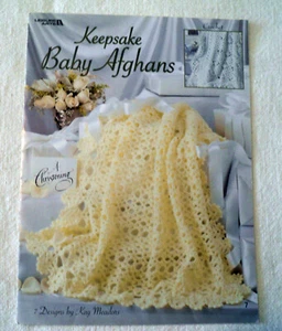 Leisure Arts Keepsake Baby Afghans Crochet Pattern Leaflet - Picture 1 of 4