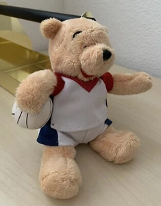 Disney Store Winnie the Pooh Soccer Sport Plush Used With Tag - Picture 1 of 10