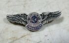 Vintage WWII United States Air Force GOC Ground Observer Corps Wings Pin Small