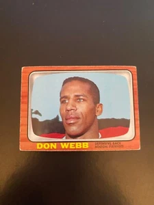 1966 TOPPS FOOTBALL #13 DON WEBB!! $1 SHIPPING!! - Picture 1 of 2