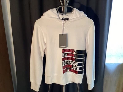 DSQUARED2 Jungen Hoodie Gr.10 Weiss - Bild 1 von 4